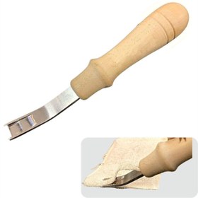 Resim srtfootcare Fransız Tarzı Deri Inceltme Bıçağı 8mm Deri El Aleti 