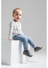 Resim Mnpc Erkek Çocuk Gri Hakiki Deri Suya Dayanıklı Anatomik İlk Adım Bot 25k1b1102667 Gri 