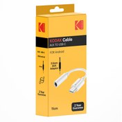 Resim Android AUX to Type C Kablo 11 cm 