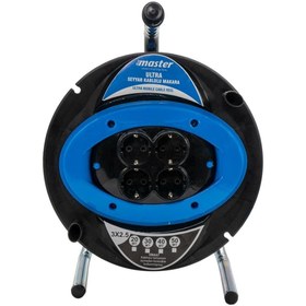 Resim Master 505434 Ultra Plastik Gövde Makaralı Kablo 3x2.5mm 30 Metre 