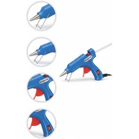 Resim Kompakt Ve Hafif 20w Silikon Tabancası 7.5 Mm Silikon Uyumlu 5 Adet Hediye Silikon 