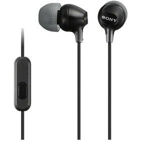 Resim Folinda Sony Mdr-ex15ap Kablolu Kulak İçi Kulaklık, Mikrofonlu Ve Çalma Kontrolü, 9mm Sürücü, Y Tipi Kordon, Siyah MDR-EX15APB 