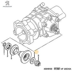 Resim Somun Peugeot Cıtroen, Peugeot 3297.14 