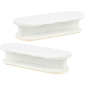 Resim Kapı Kolu - Kendinden Yapışkanlı Beyaz 2'li Paket 