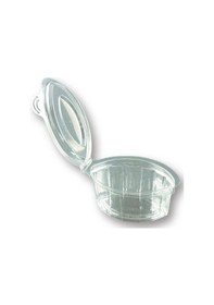 Resim 2000 Adet 30 Cc Plastik Kapaklı Sızdırmaz Sos Kabı 