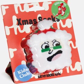 Resim Eat My Socks, Xmas Santa Çocuk Çorap 