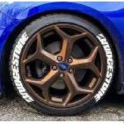 Resim Lastik Yazısı 4x Brıdgestone 1.sınıf Kalite Solmaz Araç Motorsiklet Yazı Stiker Seti 