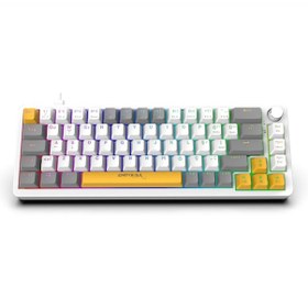 Resim Ikg-457 Rgb Mekanik Oyuncu Klavyesi 68 Tuş Hot Swap Red Switch Multimedya Kontrol Düğmesi 