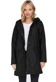 Resim ONLSALLY RAINCOAT OTW NOO Siyah Kadın Mont 