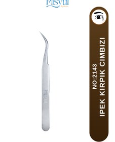 Resim Misyul İpek Kirpik Cımbızı Profesyonel Paslanmaz Çelik 