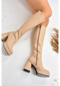 Resim Fox Shoes Ten Platform Topuklu Kadın Çizme L282390109 