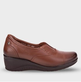 Resim Forelli 57610-G Funda Taba Kadın Hakiki Deri Ayakkabı 