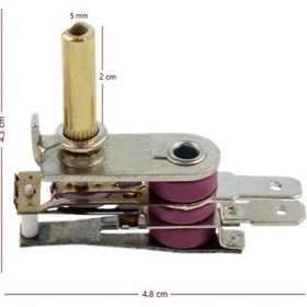 Resim King Tost Makinesi Termostat , Mil Uzunluğu 2 Cm , 10 Amper 