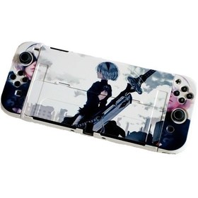 Resim Jzcat Nintendo Switch Oled Kılıf Oyun Temalı Bölünmüş Kılıf-oz71 