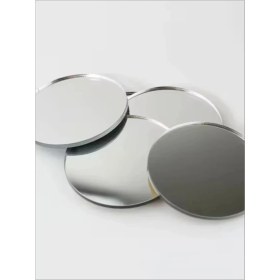 Resim Meyart Ajans Pleksi Dekor Süs Yuvarlak Ayna Gümüş 100X Adet Pleksi Dekoratif 3*3cm 