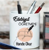 Resim Edebiyat Öğretmenine Hediye Isimli Kalemlik 