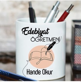 Resim Edebiyat Öğretmenine Hediye Isimli Kalemlik 