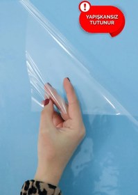 Resim Pi Papers Şeffaf Renkli Dünya Haritası - Yapışkansız Tutunan, Elektrostatik Özellikli Akıllı Kağıt (türkçe) 