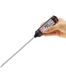 Resim Ecofast Gıda Termometresi, Dijital Gıda Termometresi, Et Termometresi, Süt Termometresi, Mutfak Termometresi 