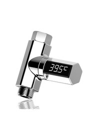 Resim Su Sıcaklığı Ölçer Monitör Led Ekran Musluk Duş Termometresi Ev Su Akış Sıcaklığı Monitörü 