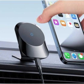 Resim Mcdodo Ch-7071 Magnetic Wireless Şarjlı 15w Araçiçi Telefon Tutucu-siyah 