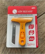 Resim AZM TOOLS Azm Cam Kazıma Aleti Yer Kazıma Cam Kazıma Jiletli Yedekli 
