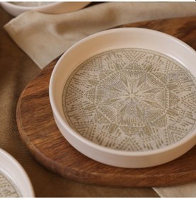 Resim Keramika Groundlace Stackable Çerezlik / Sosluk 14 Cm 6 Adet 21501 