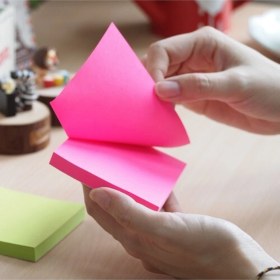 Resim Stickn 76x51 Neon Sarı 100 Yaprak Yapışkanlı Not Kağıdı Diğer 