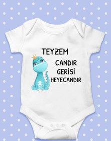 Resim Ayzi Tasarım Teyzem Candır Gerisi Heyecandır Yazılı Bebek Zıbın Body 