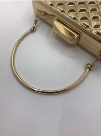 Resim By EDUU Abiye Çanta Gold Kulp(tek kulptur) 