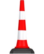 Resim FM Trafik Trafik Ve Reklam Konisi 750 mm (kauçuk Tabanlı) 