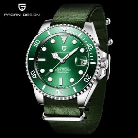 Resim Pagani design PD-1639 Submariner Lüks Paslanmaz Çelik 100M Su Geçirmez Safir Cam İş Spor Otomatik Erkek Saati 