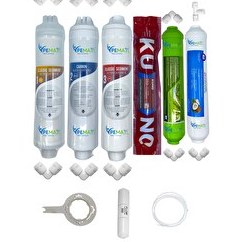 Resim Pemax Water Solutions Kapalı Kasa Su Arıtma Cihazlarına Uygun Eco 6'lı Orijinal LG Kuno Mebran Alkali-Tatlandırıcı Set 