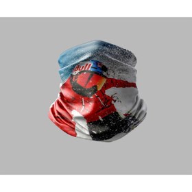 Resim Buffalo Kayak & Dağ Tasarımlı Motorcu Buff Maske Outdoor Boyunluk Unisex Bandana 