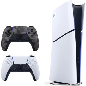 Resim Sony Playstation 5 Slim Digital 825 GB + 2. Kamuflaj Dualsense Ithalatçı Garantili 