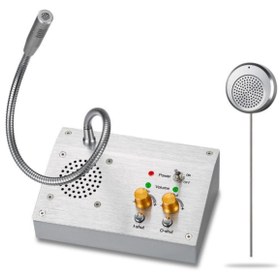 Resim OEM Magıcvoıce Mv-2399 Wındow Intercom Çift Yönlü Vezne Gişe Mikrofon Seti 