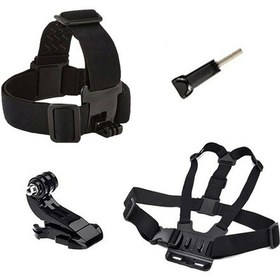 Resim Gplus St004 Gopro Eken Sjcam Aksiyon Kamera Aksesuarı 4 Parça Set Çok Renkli 