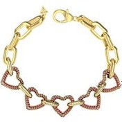 Resim Guess JGUJUBB05003JWYGPKS Kalpli Kadın Bileklik 