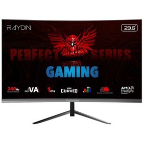 Resim Raydın Mm24rfa-240hz, 23.6&amp Quot , 1ms, 240hz, Full Hd, Hdmı, Dp, Hoparlör, Va Led, R1650 Curved, Frameless, Freesync Gaming Monitör 