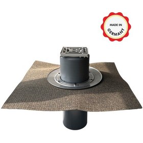 Resim Dallmer Balkon Teras Süzgeci Bitüm Yalıtıma Uygun 100Lük 10X10 Cm 