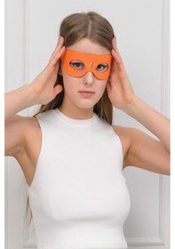 Resim Göz Cevresi Kırışıklık Önleyici Göz Bandı Korsesi Turuncu 