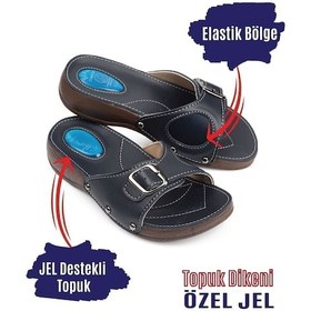 Resim Comfort Style Ortopedik Halluks Ve Topuk Dikeni Terliği Kemik Çıkıntısı Terliği Lacivert 