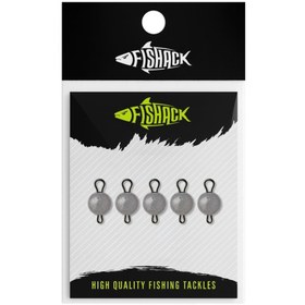 Resim Mafsallı Kurşun - Hareketli İğne Kurşunu - Fishack - 3 Gram - 5'li Paket 