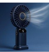 Resim armex Katlanabilir Ayarlanabilir Sessiz Fan Vantilatör Masaüstü ve Ayaklı Kullanılabilir USB Şarjlı 
