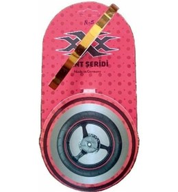 Resim Parlak Altın 7cm X 7 M Lüks 1 Set Jant Şeridi 