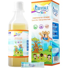 Resim Devitale Kids Prebiyotik ve C Vitamini İçeren Sıvı Takviye Edici Gıda 500 ml 