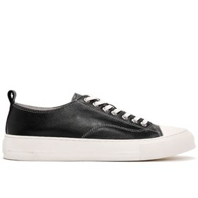 Resim Derimod Erkek Siyah Bağcıklı Deri Sneaker 24sfd691718 