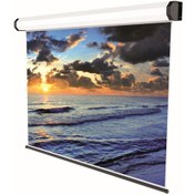 Resim İtalyan Sopar 240X240 Cm Motorlu Elektrikli Projeksiyon Perdesi 