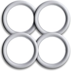 Resim Oto Lastik Yanağı Lüks Beyaz 16 Jant 4 Adet Yanak 