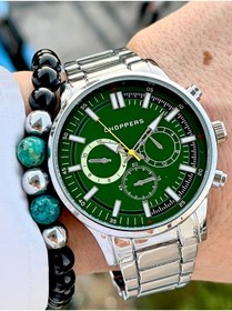 Resim Choppers Yeni Sezon Metal Kordon Erkek Kol Saati + Bileklik Hediye 